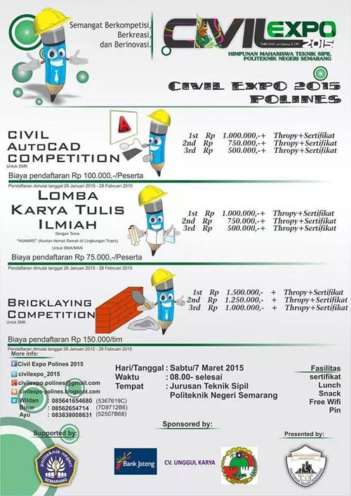 Civil Expo 2015 - Polines Semarang