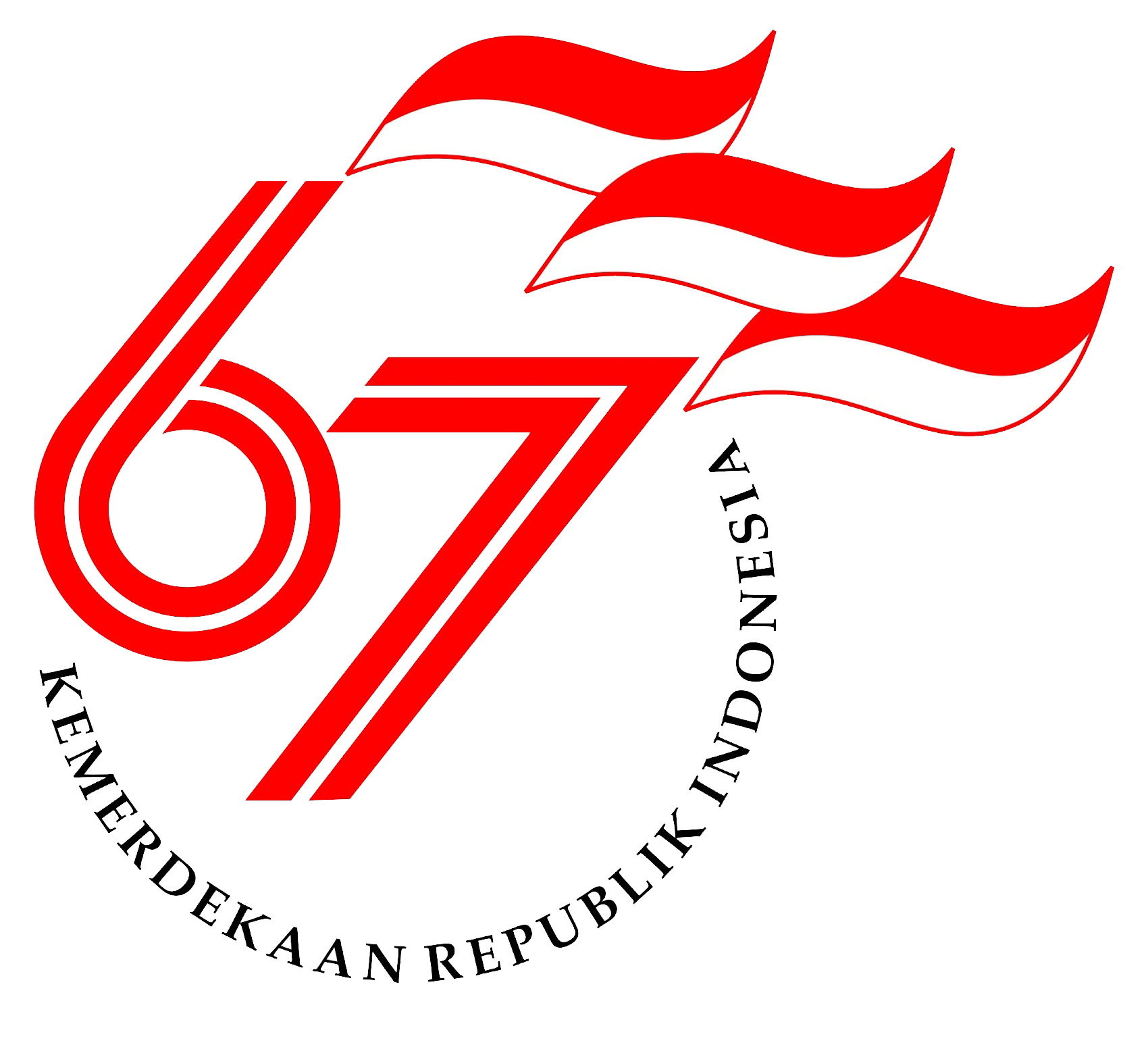 Tema Logo Hut Kemerdekaan Republik Indonesia 67 Peringatan Gambar Mewarnai