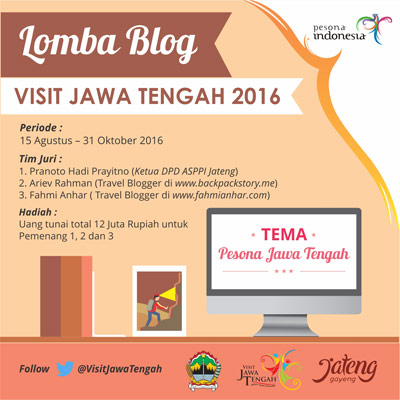 Lomba Blog Visit Jawa Tengah 2016