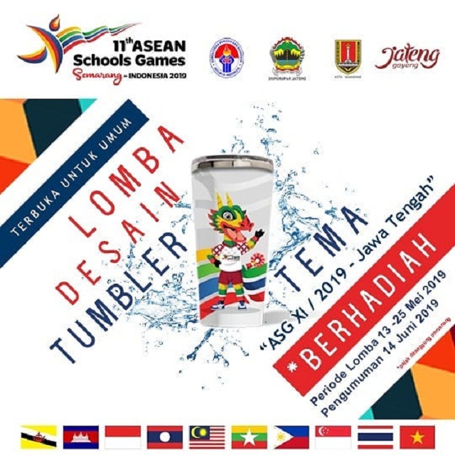 Lomba Desain Tumbler Asean School Games 2019 - Semarang