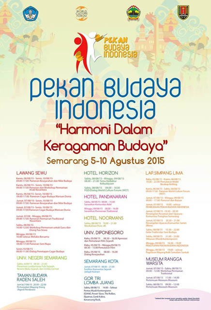 Pekan Budaya Indonesia 2015 - Semarang