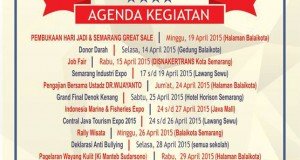 Agenda HUT Kota Semarang ke 468