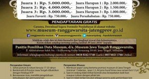 Pemilihan Duta Museum Jawa Tengah 2016
